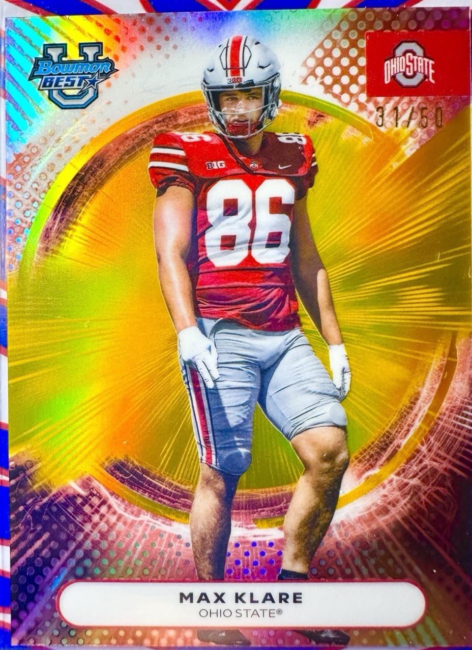 Max Klare [Gold Refractor] #88