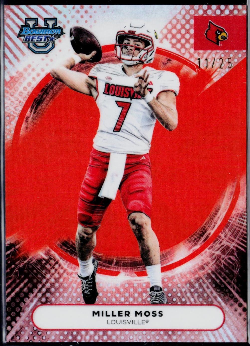 Miller Moss [Orange Mini-Diamond Refractor] #54
