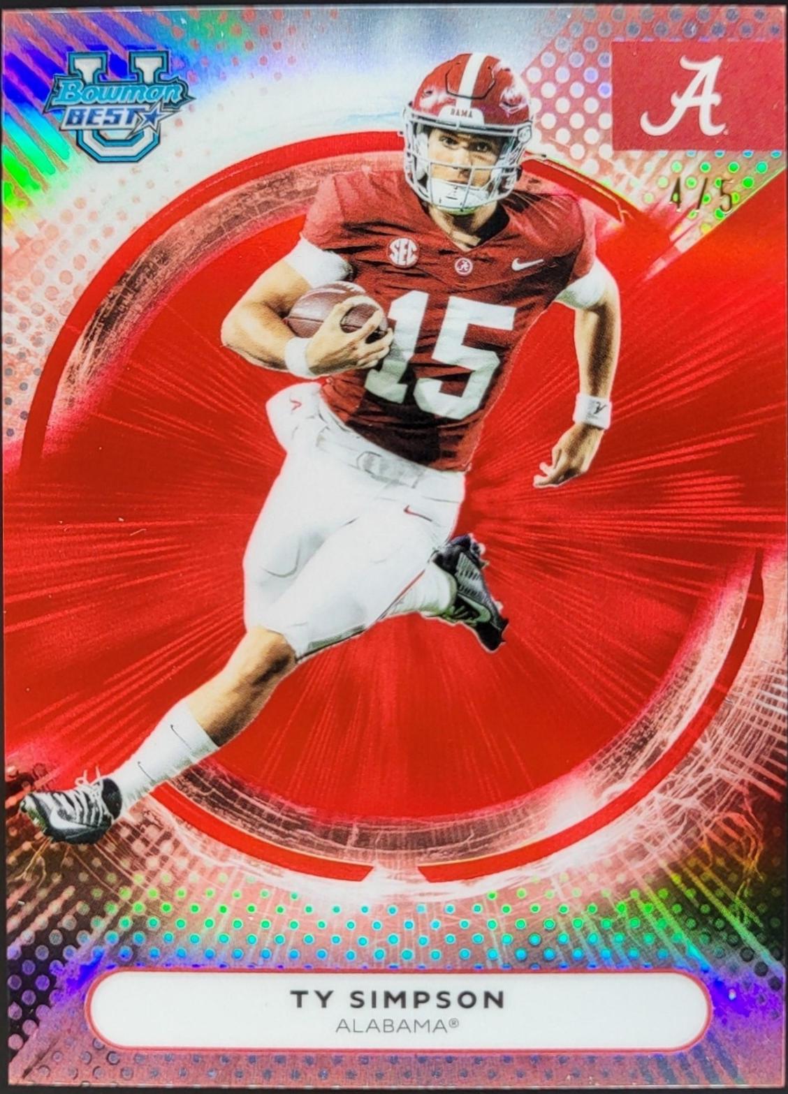 Ty Simpson [Red Refractor] #24