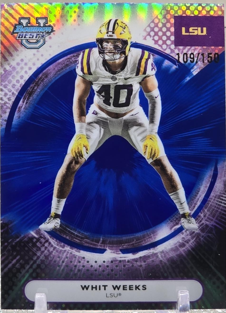 Whit Weeks [Blue Refractor] #81