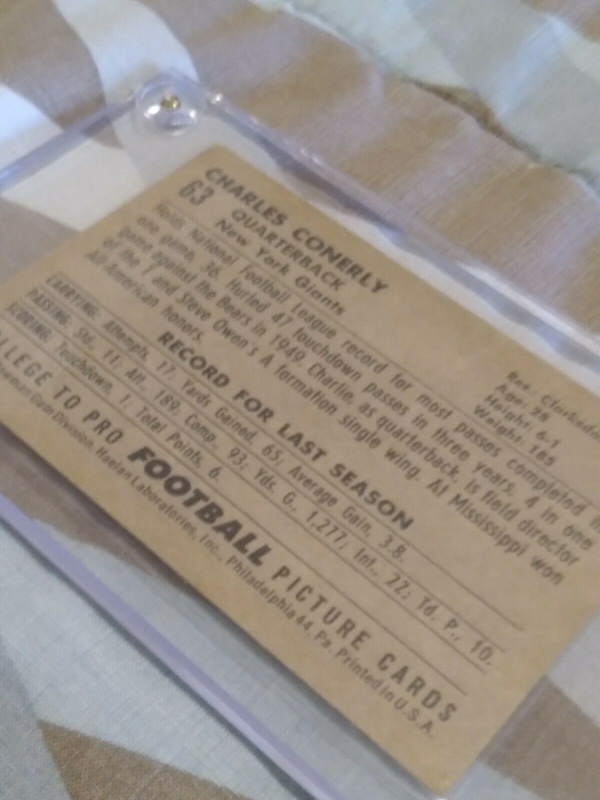 Charley Conerly #63