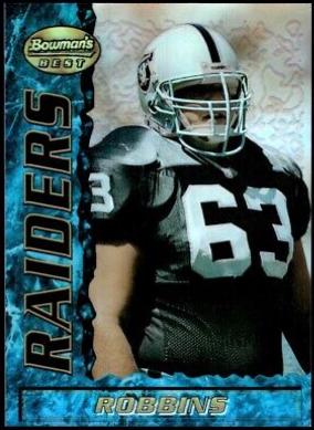 Barrett Robbins [Blue Refractor] #49