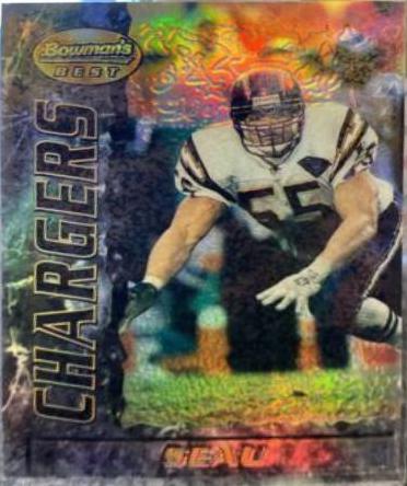 Junior Seau [Black Refractor] #25