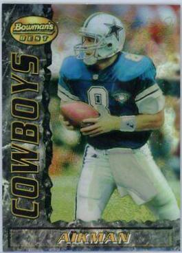 Troy Aikman [Black Refractor] #8