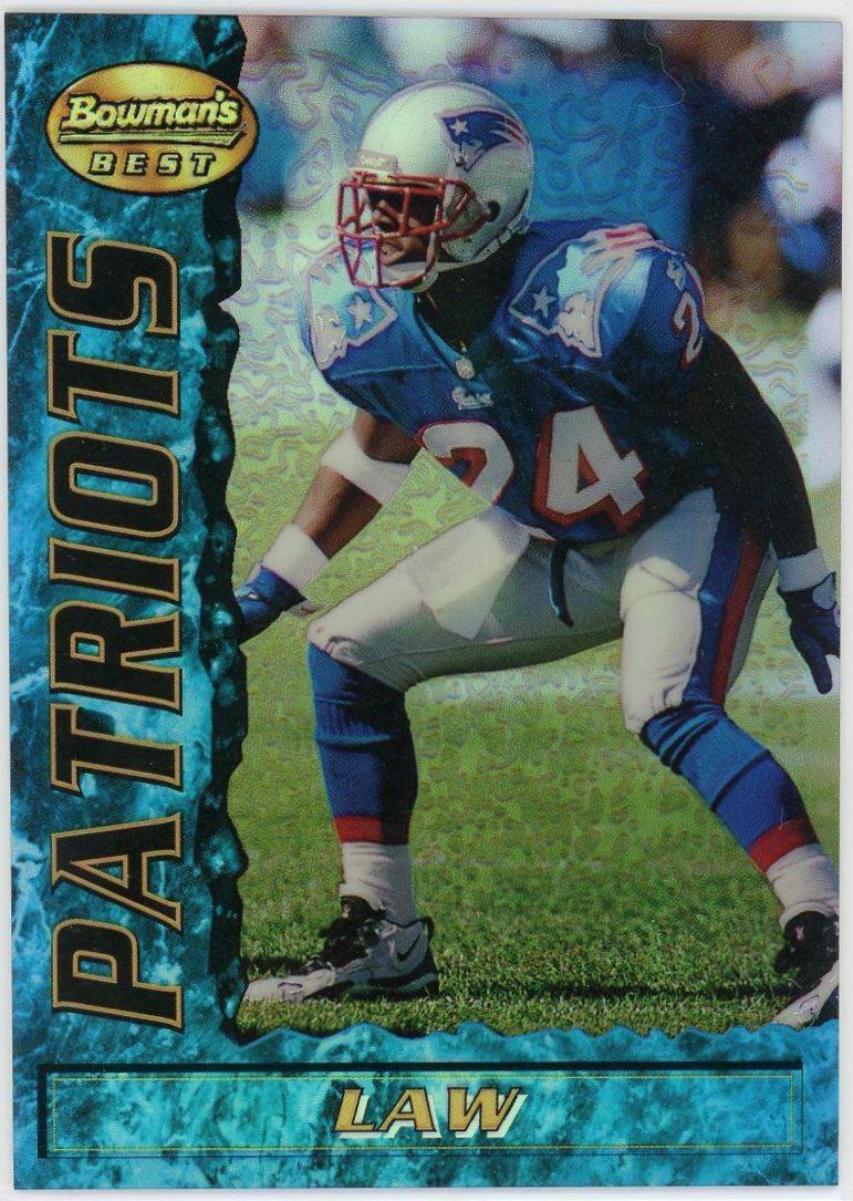 Ty Law [Blue Refractor] #23