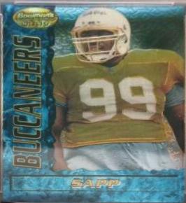 Warren Sapp [Blue Refractor] #12
