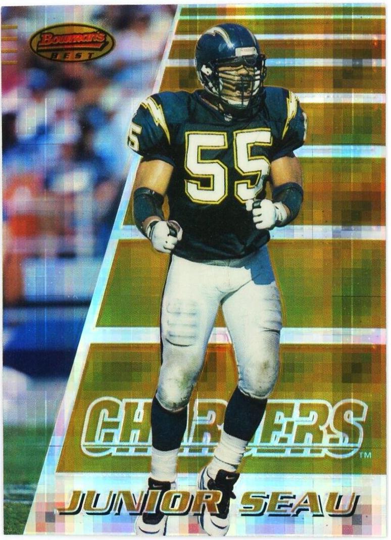 Junior Seau [Atomic Refractor] #50