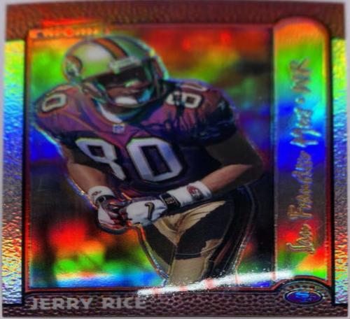 Jerry Rice [Gold Refractor] #120