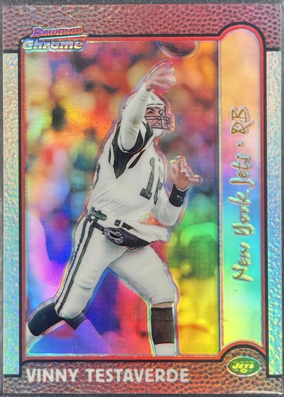 Vinny Testaverde [Gold Refractor] #36