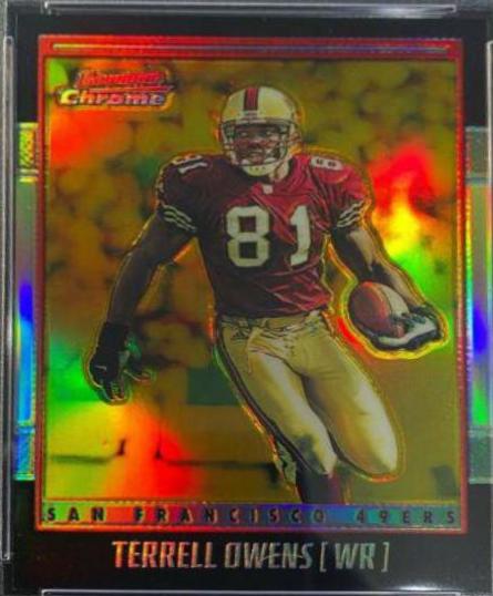 Terrell Owens [Gold Refractor] #48