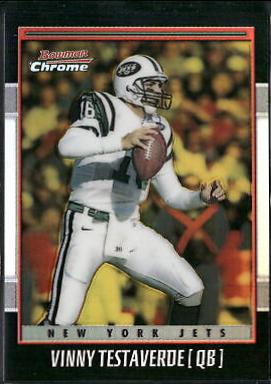 Vinny Testaverde [Gold Refractor] #12