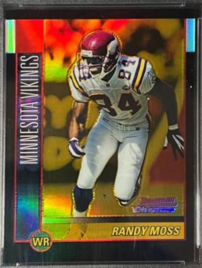 Randy Moss [Gold Refractor] #60