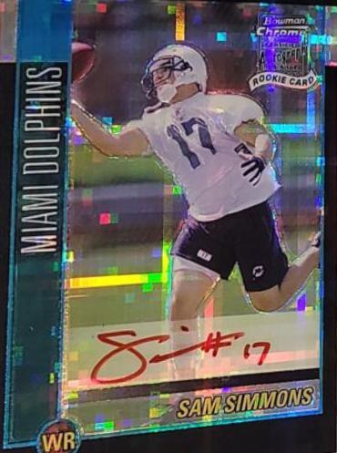 Sam Simmons [Xfractor Autograph] #243