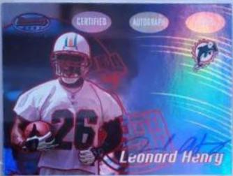 Leonard Henry [Autograph Red] #150