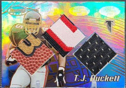 T.J. Duckett [Jersey Gold] #109