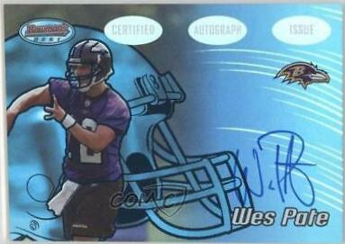 Wes Pate [Autograph Blue] #168