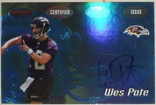 Wes Pate [Autograph] #168