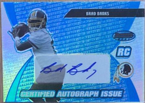 Brad Banks [Certified Autograph Blue] #172