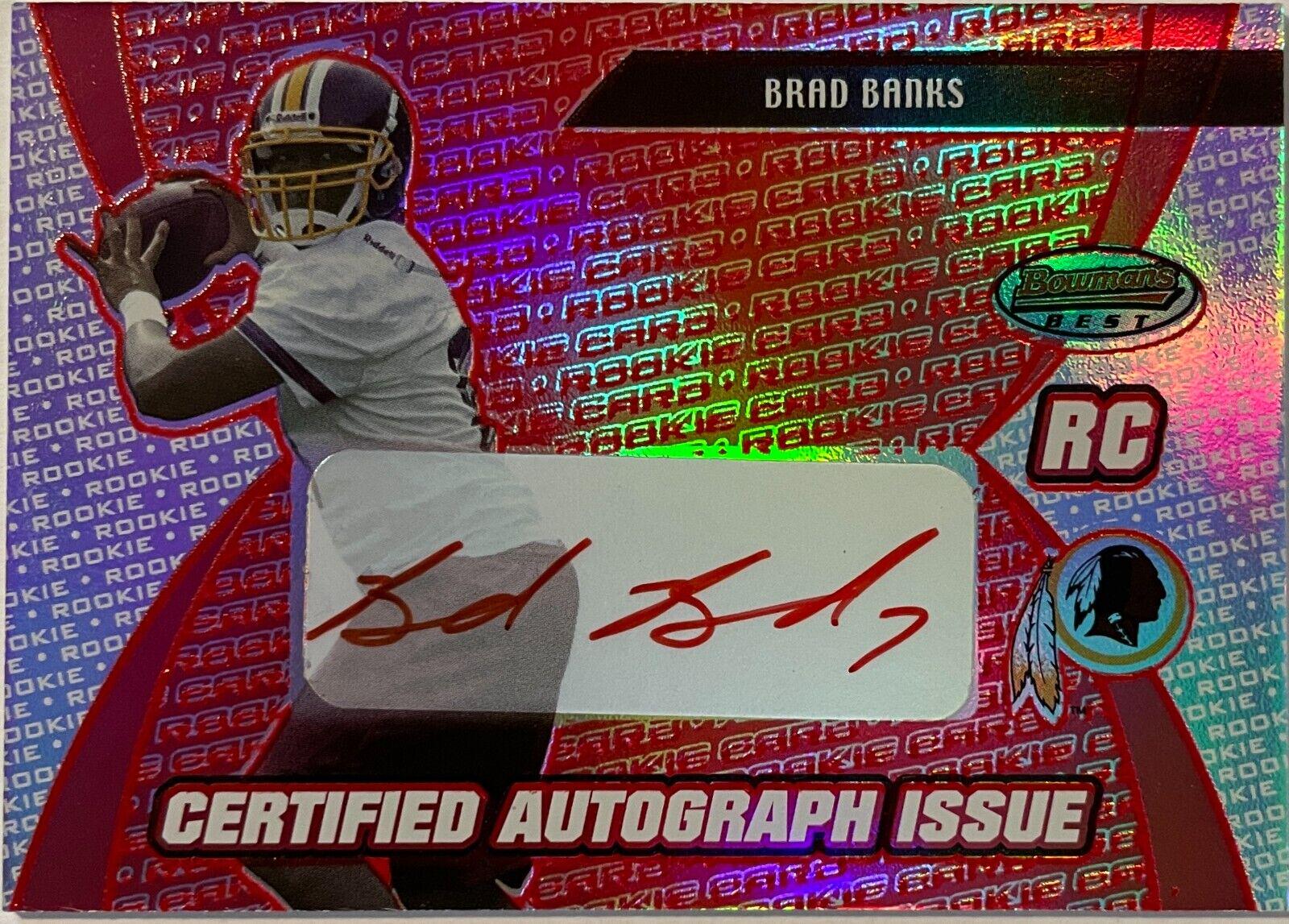 Brad Banks [Certified Autograph Red] #172