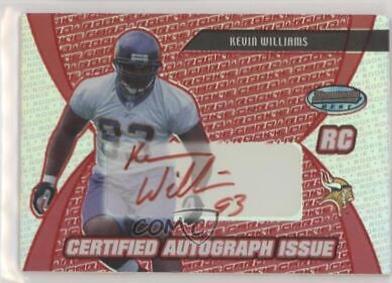 Kevin Williams [Certified Autograph Red] #168