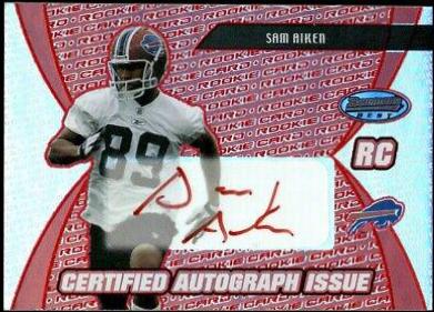 Sam Aiken [Certified Autograph Red] #117
