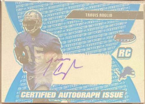 Travis Anglin [Certified Autograph Blue] #157