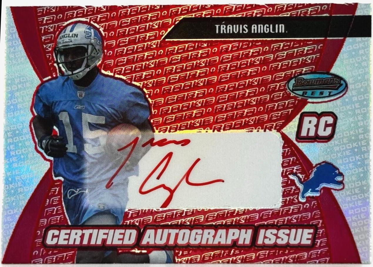 Travis Anglin [Certified Autograph Red] #157
