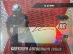 Ty Warren [Certified Autograph Red] #149