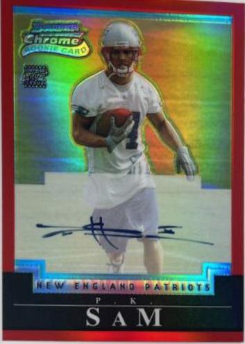P.K. Sam [Autograph Red Refractor] #227