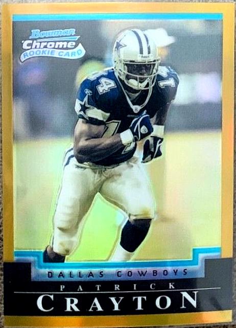 Patrick Crayton [Gold Refractor] #174