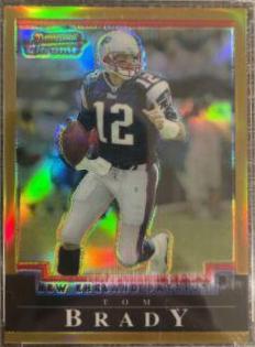 Tom Brady [Gold Refractor] #106