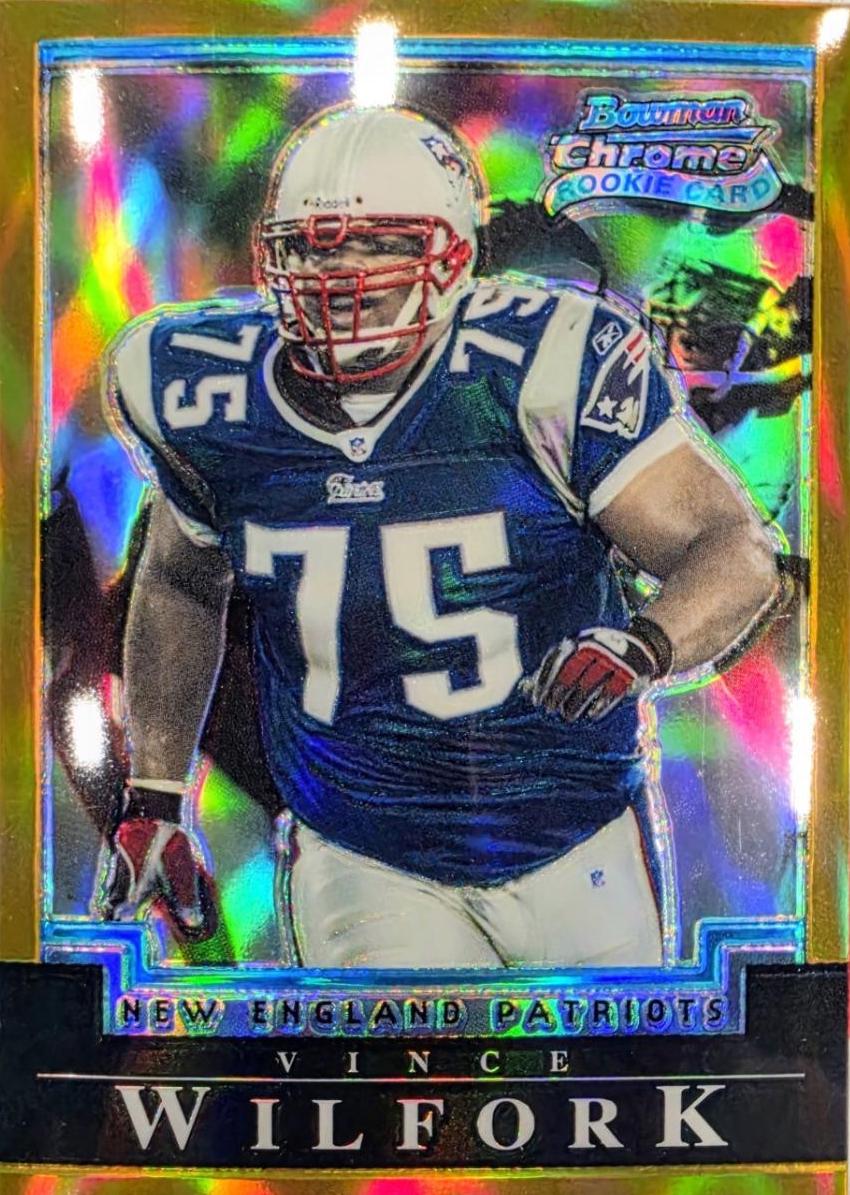 Vince Wilfork [Gold Refractor] #133
