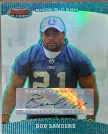 Bob Sanders [Autograph Green] #185