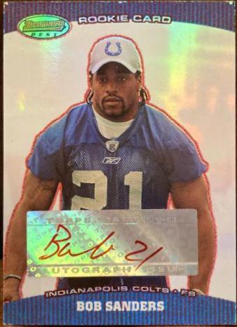Bob Sanders [Autograph Red] #185