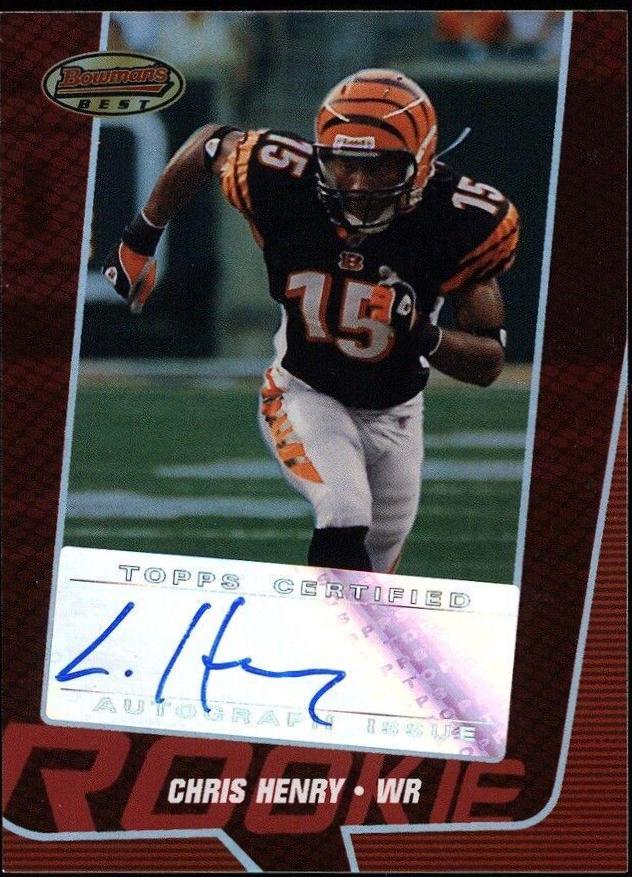 Chris Henry [Autograph Red] #137
