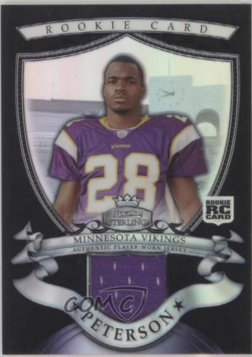 Adrian Peterson [Jersey Black Refractor] #BSRR-APE