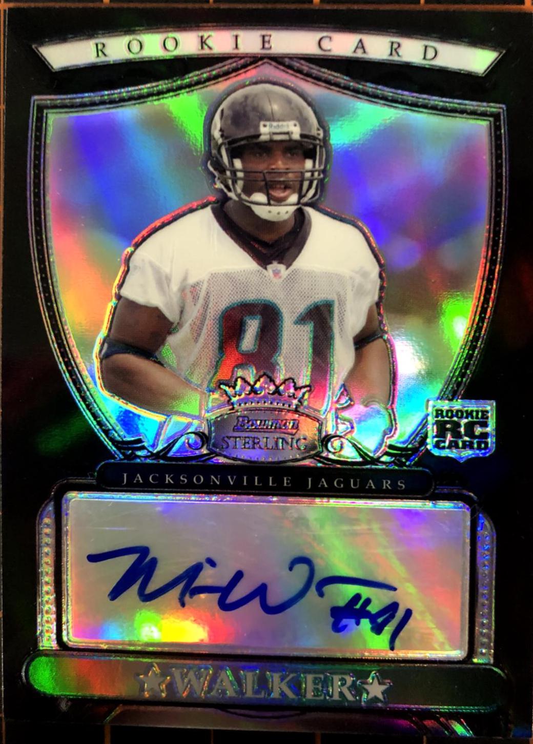 Mike Sims Walker [Autograph Black Refractor] #BSRA-MW