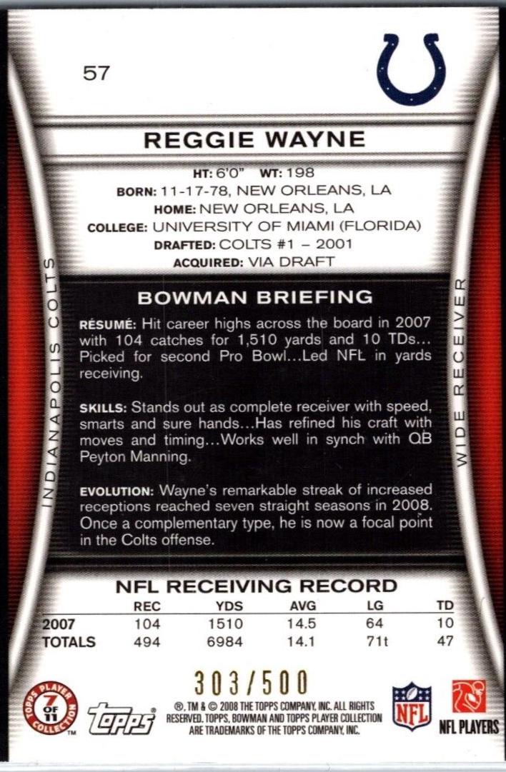Reggie Wayne [Blue] #57