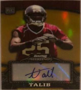 Aqib Talib [Autograph Gold Refractor] #103