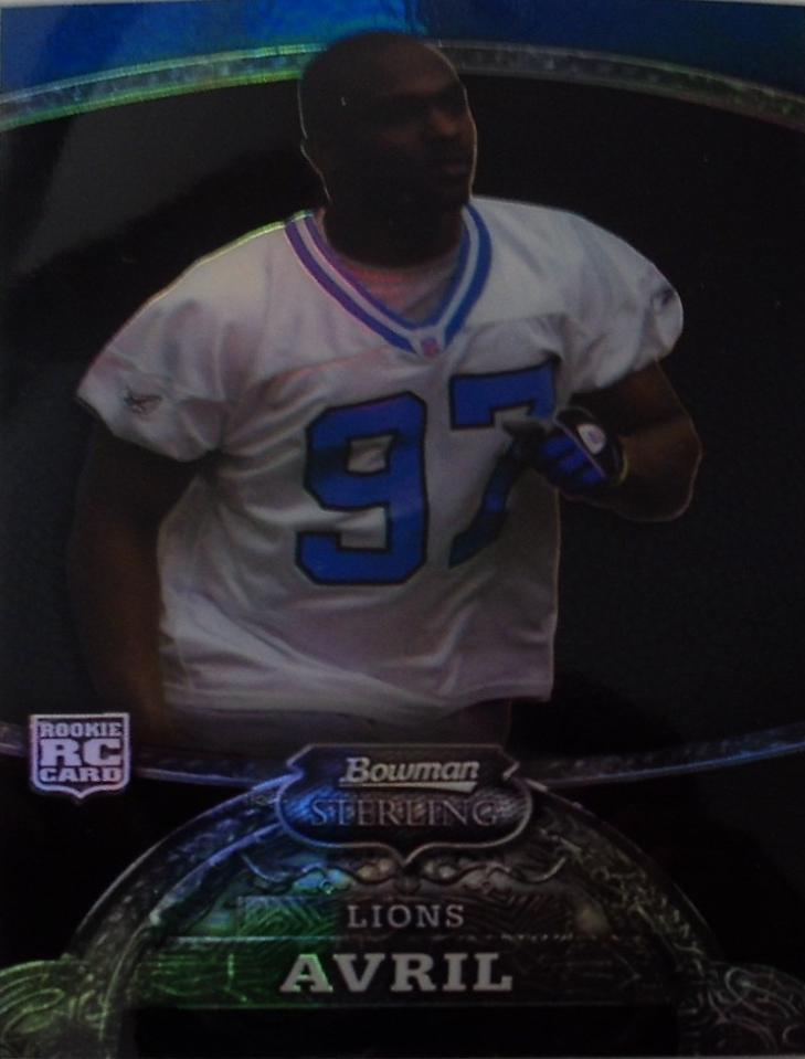 Cliff Avril [Black Refractor] #20