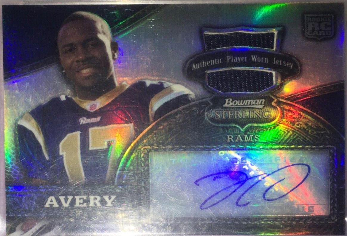 Donnie Avery [Jersey Autograph Refractor] #163
