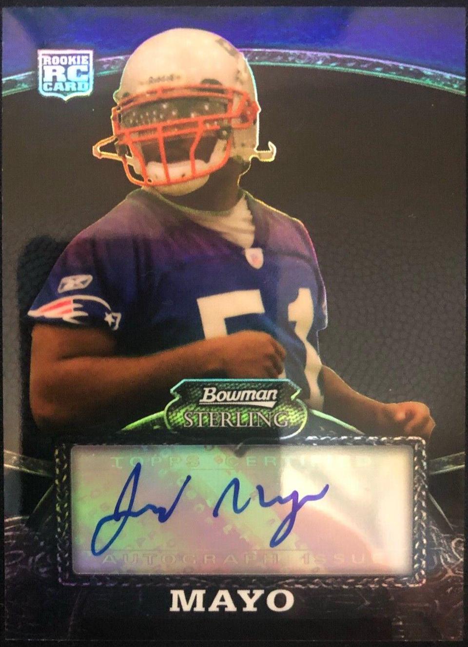 Jerod Mayo [Autograph Black Refractor] #123