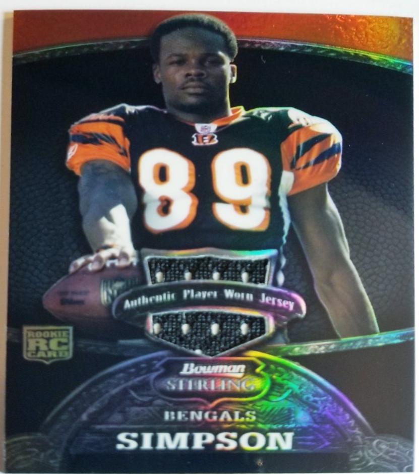 Jerome Simpson [Jersey Black Refractor] #168