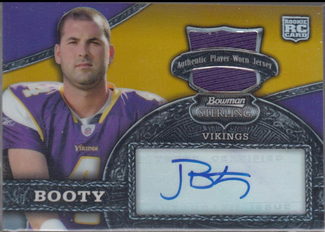 John David Booty [Jersey Autograph Gold Refractor] #143