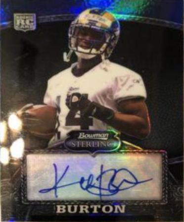 Keenan Burton [Autograph Black Refractor] #134