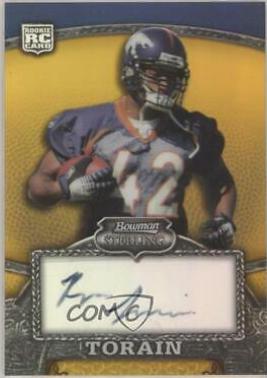 Ryan Torain [Autograph Gold Refractor] #125