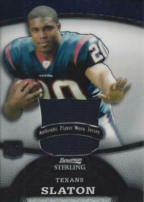 Steve Slaton [Jersey Large Swatch] #154