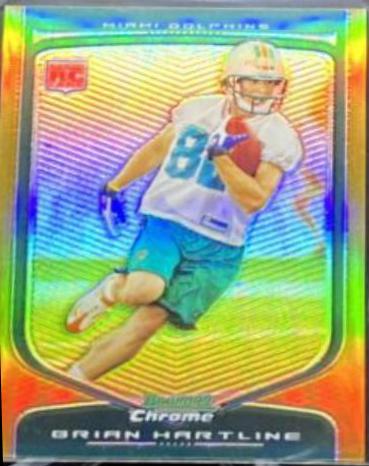 Brian Hartline [Gold Refractor Autograph] #150