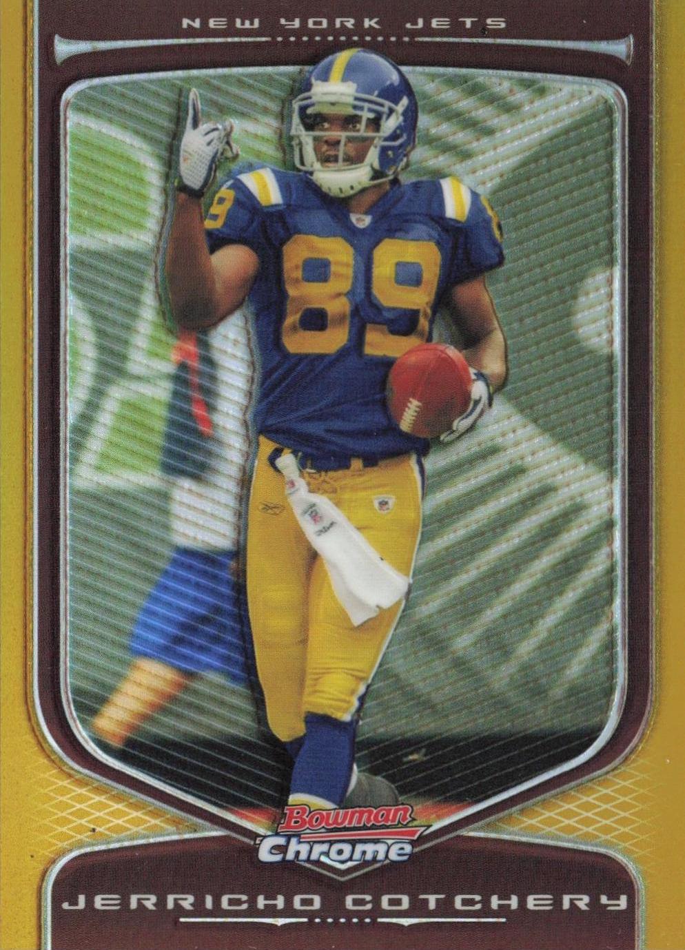 Jerricho Cotchery [Gold Refractor] #86