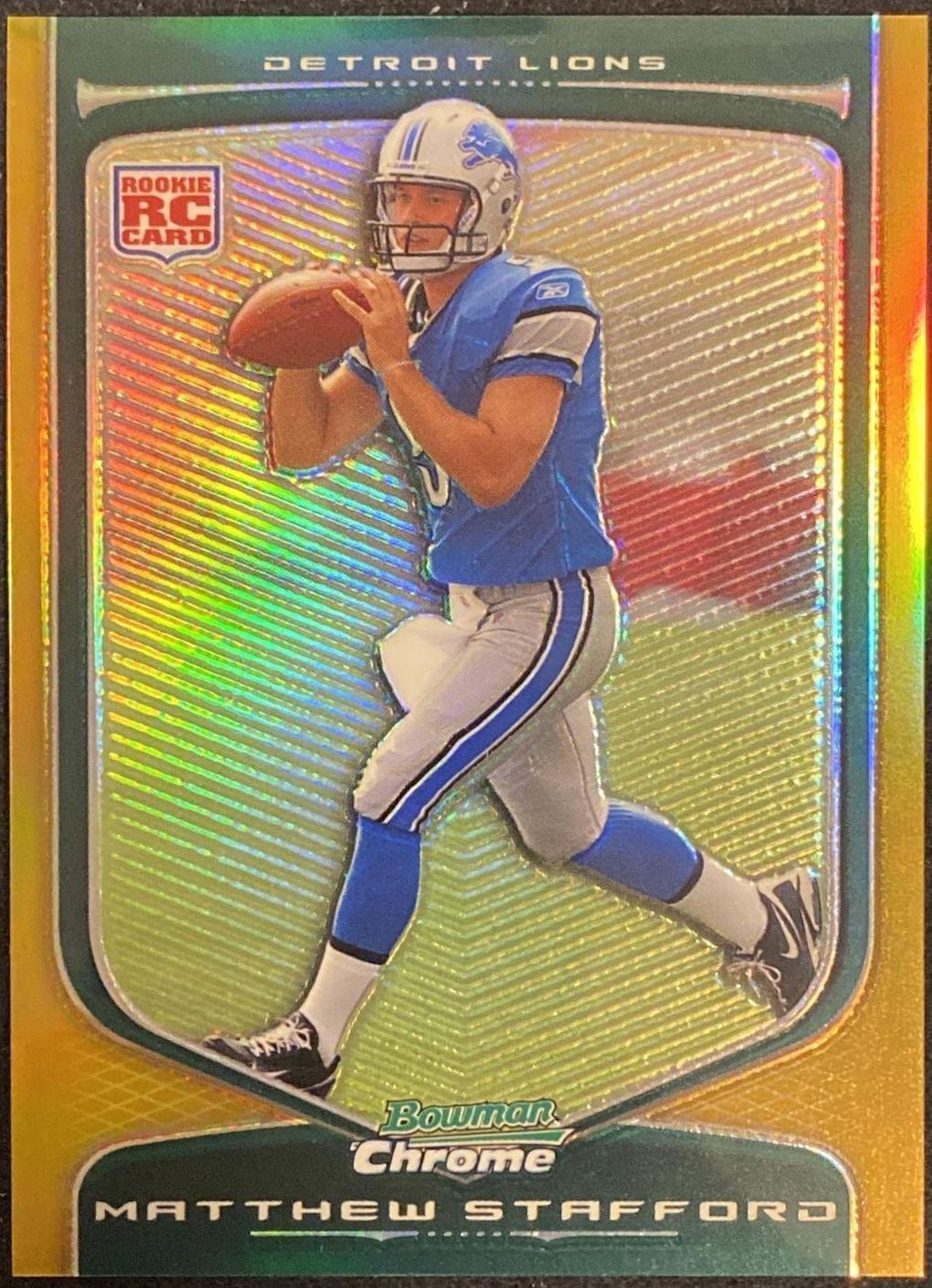 Matthew Stafford [Gold Refractor] #111